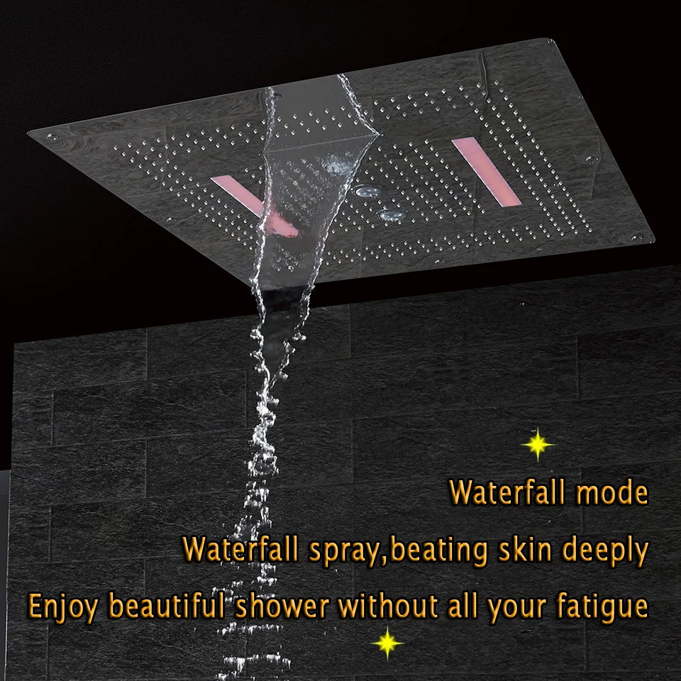 Набор для душа в ванной комнате скрытый термостатический смесительный клапан