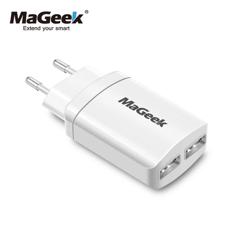 MaGeek 5V2.4A универсальное USB зарядное устройство для путешествий настенное