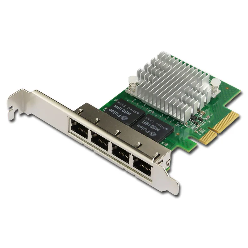 WYI350T4 RJ45 PCI-E Gigabit Ethernet сетевой адаптер NIC intel I350-T4 I340-T4 | Компьютеры и офис