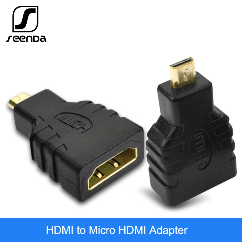 SeenDa 1080P Micro HDMI к адаптер мужчина женскому удлинитель с конвертером для телефона