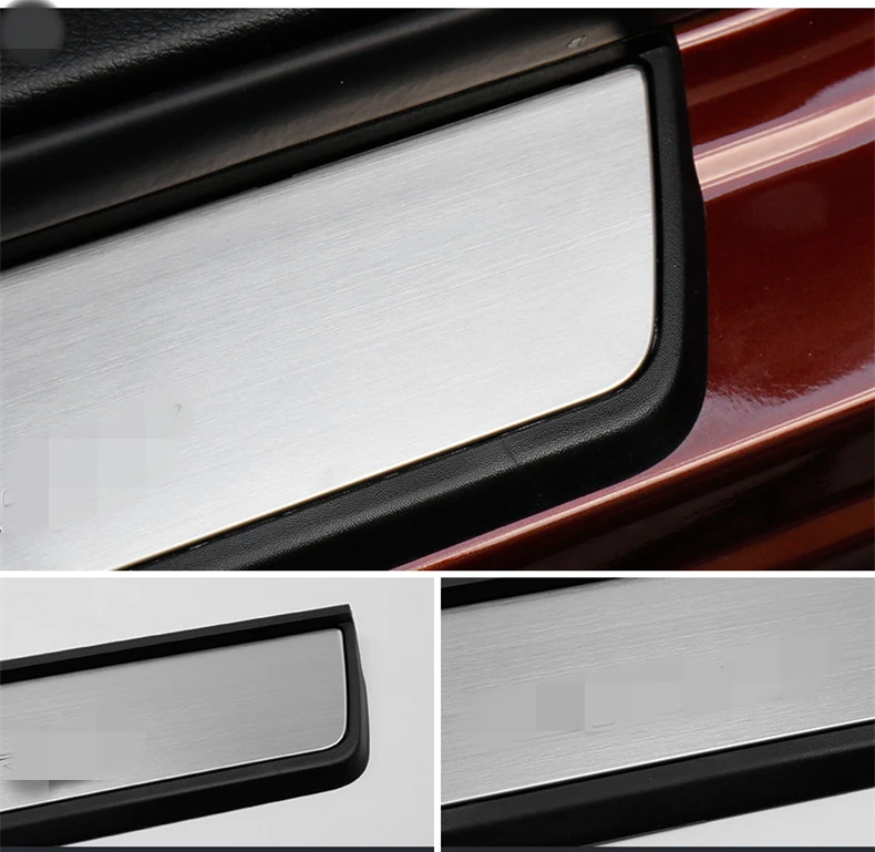 Нержавеющая сталь Добро пожаловать педаль refires порога прокладки части интерьера