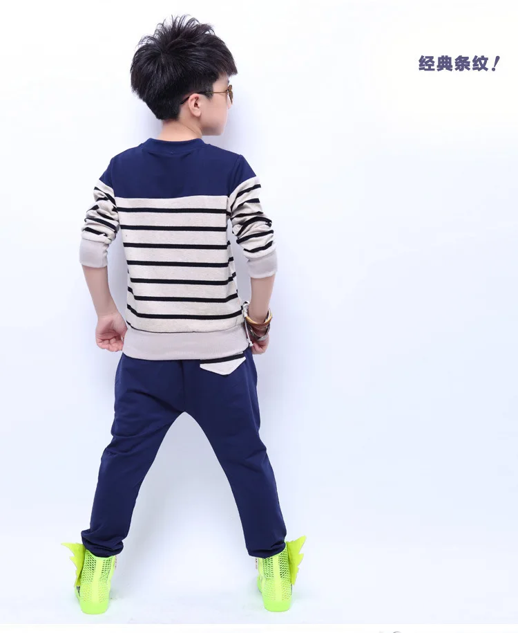 Комплект детской одежды Одежда для мальчиков-подростков roupas de menino толстовка