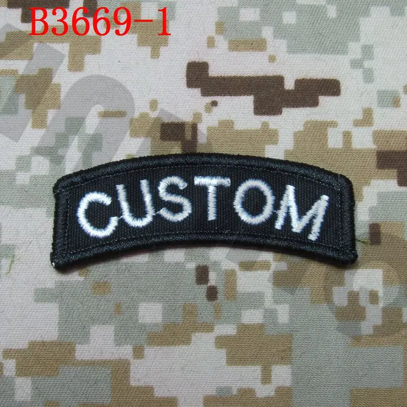 Нашивка С Вышивкой Arc Custom name Tape Text brand Morale tactics Military