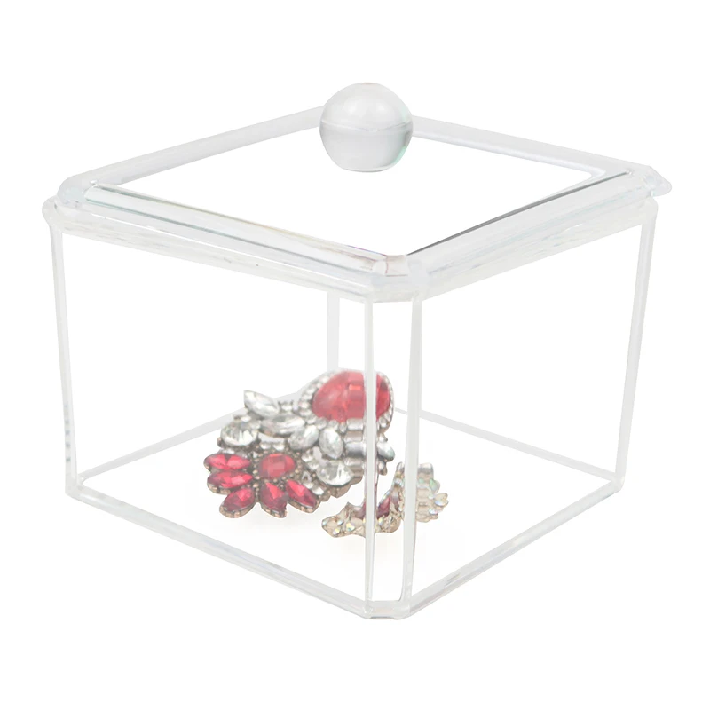 Контейнер для хранения органайзер макияжа портативный контейнер ватных дисков