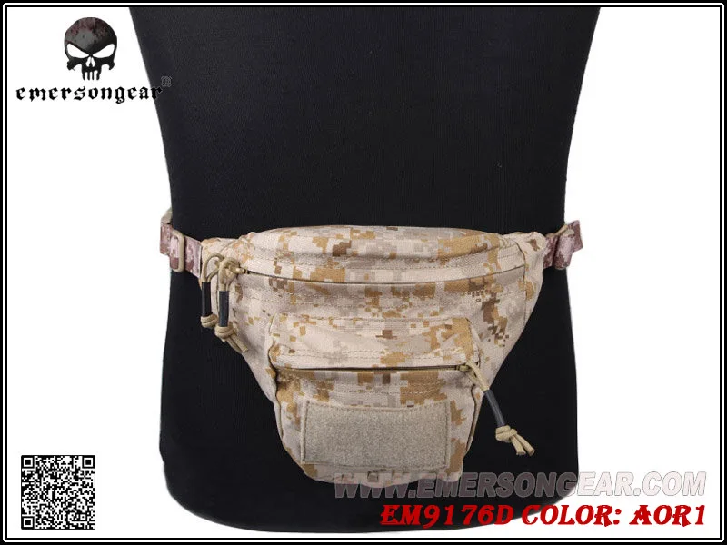 Emersongear Многофункциональный RECON поясная сумка Molle сумка армейская тактическая сумка Мультикам чехол EM9176 черный FG CB AT/FG хаки AOR1 - Цвет: AOR1