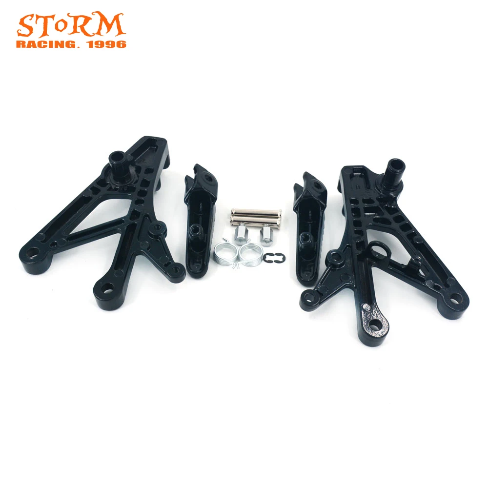 Передние Подножки подножки подножка кронштейн педали для HONDA CBR600 F4 CBR600F4 1999 2000