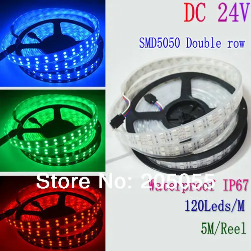 Гибсветодиодный Светодиодная лента 24 В 5 м 120 футов 5050 светодиодный одов/м|tube light