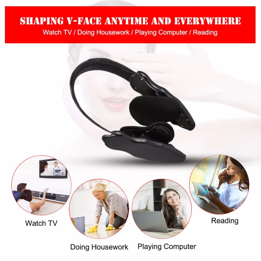 

V Shape Face Corrective Brace Support - Thin Face Corrector For Chin Cheek Slim Lift Up Anti Wrinkle