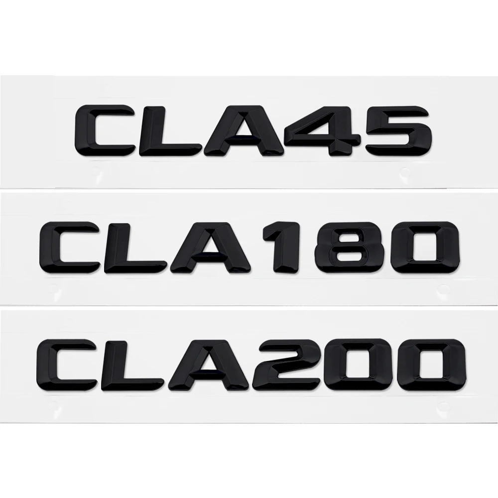 Automobiles Number Emblem Trunk Sticker Decal for Mercedes Benz CLA45 180 200 220 250 260 W203 W204 G500 S320 Tail Decoration | Автомобили