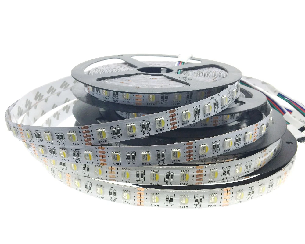 4 в 1 RGBW Светодиодная лента 5050 гибкий свет RGB + белый/RGB теплый белый цвета