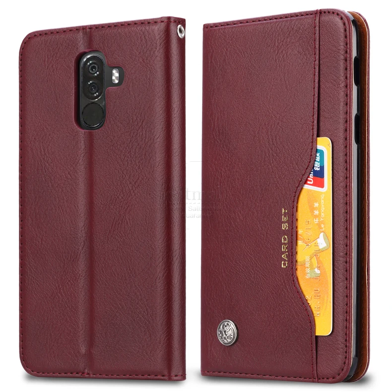 Роскошный винтажный замшевый кожаный чехол для XiaoMi Pocophone F1 Чехол-кошелек с подставкой для карт Магнитная книга для Poco F1 Классический чехол s