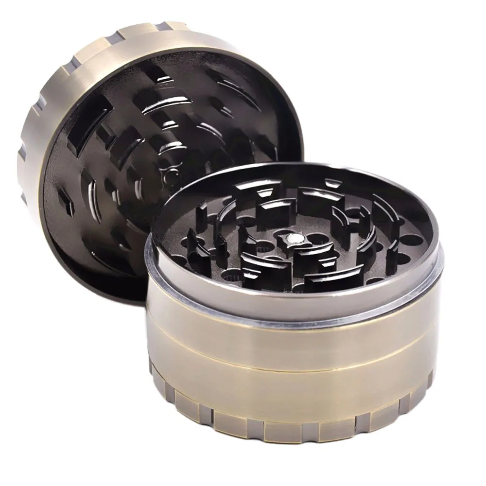 HORNET 80 MM 4 Parts Tobacco Grinder Crusher Large Heavy Zinc Alloy Blade Teeth Herb With 78MM Paper Holder | Дом и сад