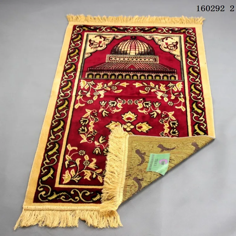 Новый 70*110 см Исламская мусульманская молитва коврик салат мусалла ковер Tapis Tapete