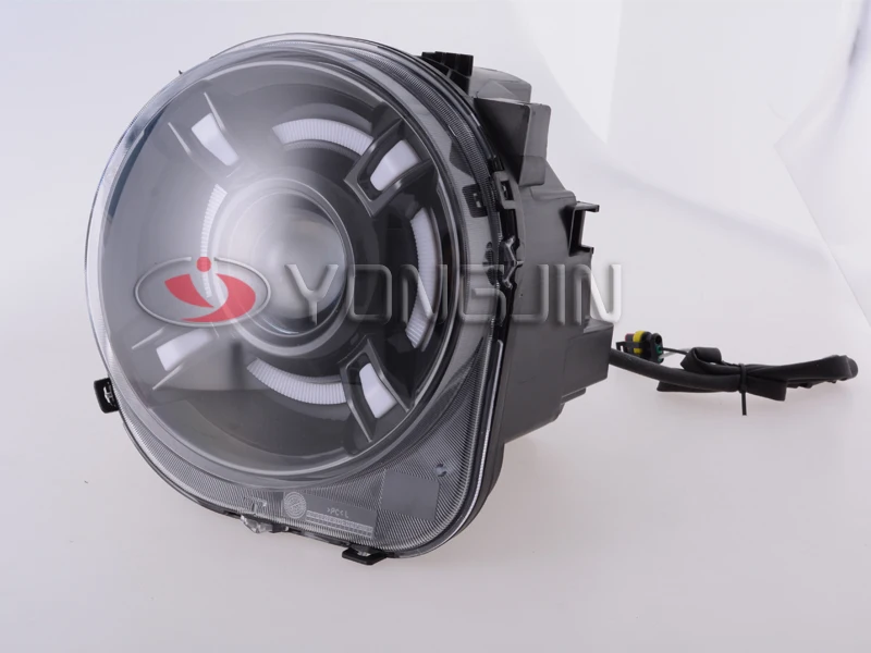 

2017 For JEEP Renegade headlights For Renegade LED head lamp Angel eye led DRL front light Bi-Xenon Lens xenon HID