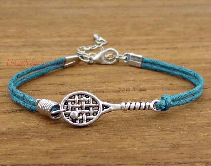 Настраиваемый аксессуары для теннисной ракетки Шарм браслет персональный