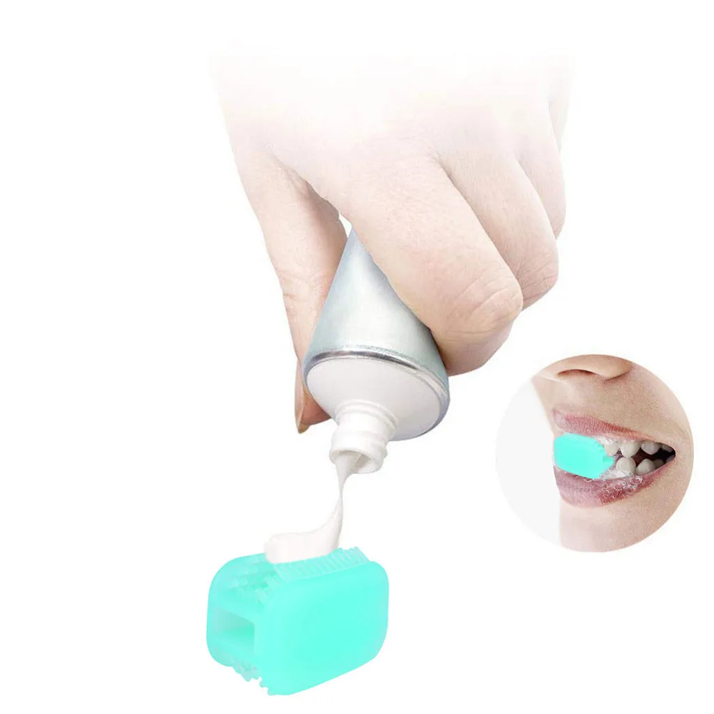 2 шт. зубная щетка силиконовая ленивая круглая Жевательная автоматическая мягкая