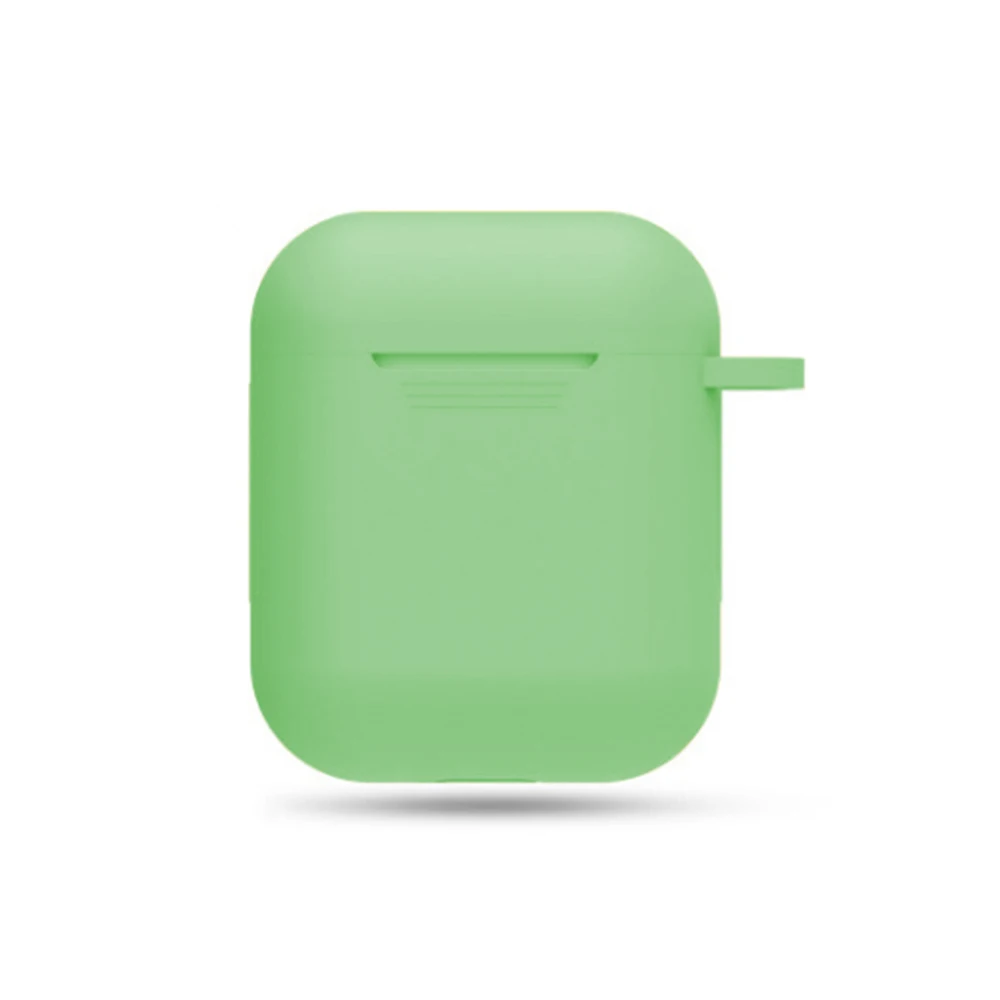 without hook01 1 шт ТПУ силиконовый Bluetooth беспроводной чехол для наушников Защитный чехол для airpods ультратонкий протектор чехол для наушников s - Цвет: without hook01