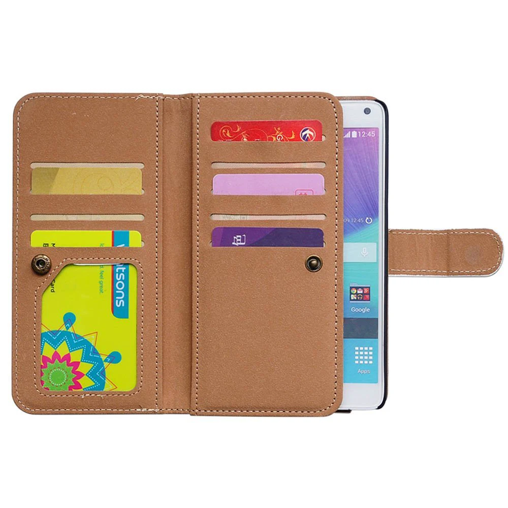 Bcov Мандала Шаблон 9 Слоты Кожаный Чехол Для Samsung Galaxy Note 4 103023674|case iphone leather|casecase dsi |