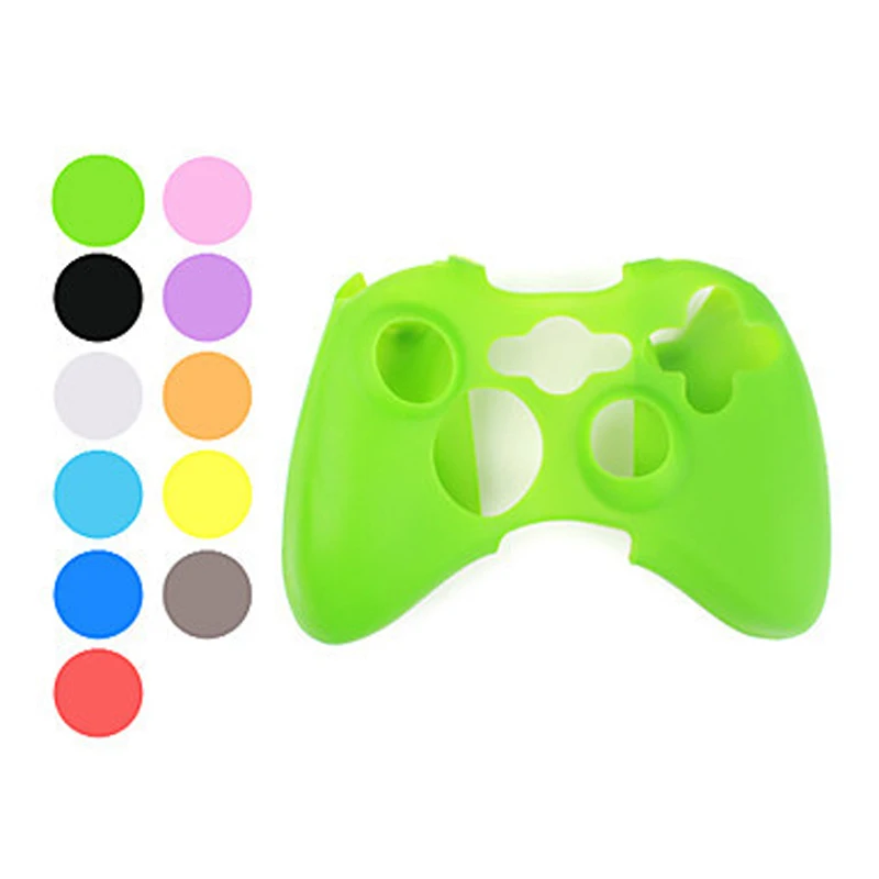 Прозрачный силиконовый чехол JIELI для XBOX 360 однотонный чехол|Чехлы| |
