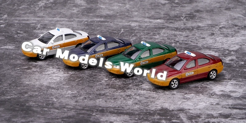 XCARTOYS набор из 4 моделей Игрушек Elantra Beijing такси 7-8 см (металлические и пластиковые