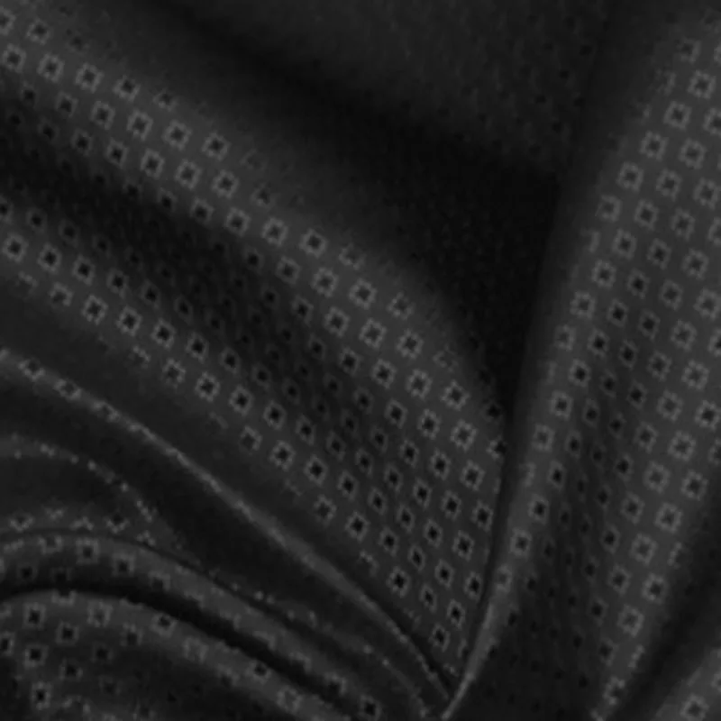 Красивый черный цветок в горошек жаккард полиэстер подкладка ткань 48х140 см