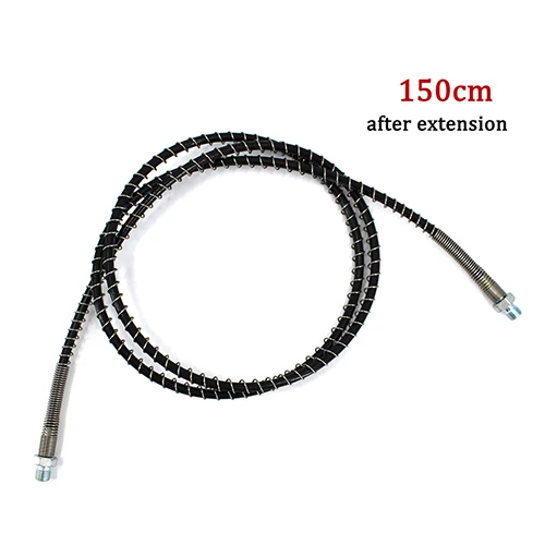 150cm hose only x 1 PCP Airforce Пейнтбол пневматическое устройство шланг высокого давления M10x1 Мужская резьба 150 см длинный нейлоновый шланг 30MPA соединение из углеродистой стали - Цвет: 150cm hose only x 1