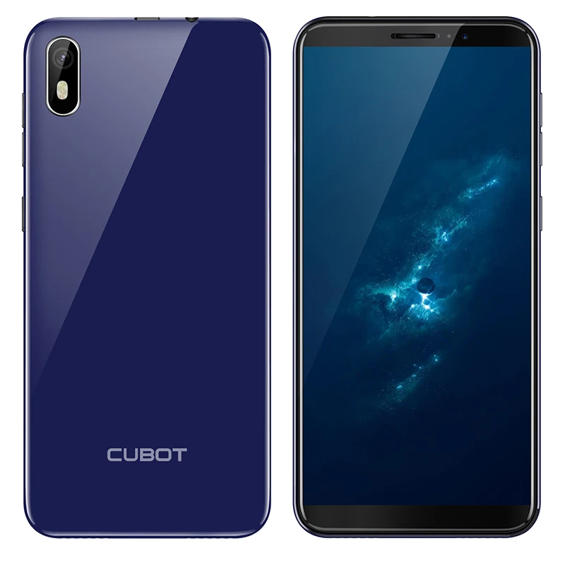 Cubot J5 смартфон с 5 дюймовым дисплеем четырёхъядерным процессором MT6580 ОЗУ 2 Гб ПЗУ 16