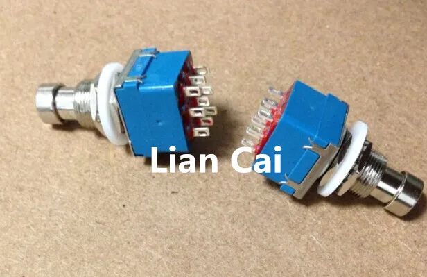 Ножная педаль для электрогитары 3PDT Педальный переключатель с эффектами истинное