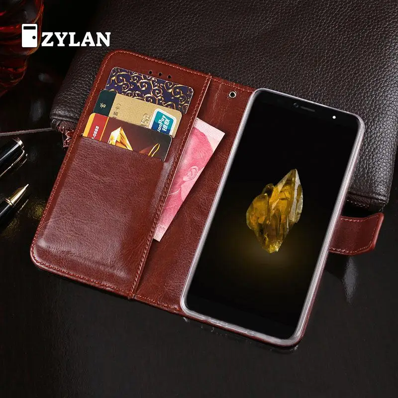 ZYLAN 100% Новый Винтажный Бизнес Флип вверх и вниз кожаный чехол для Leagoo M9 Pro/w