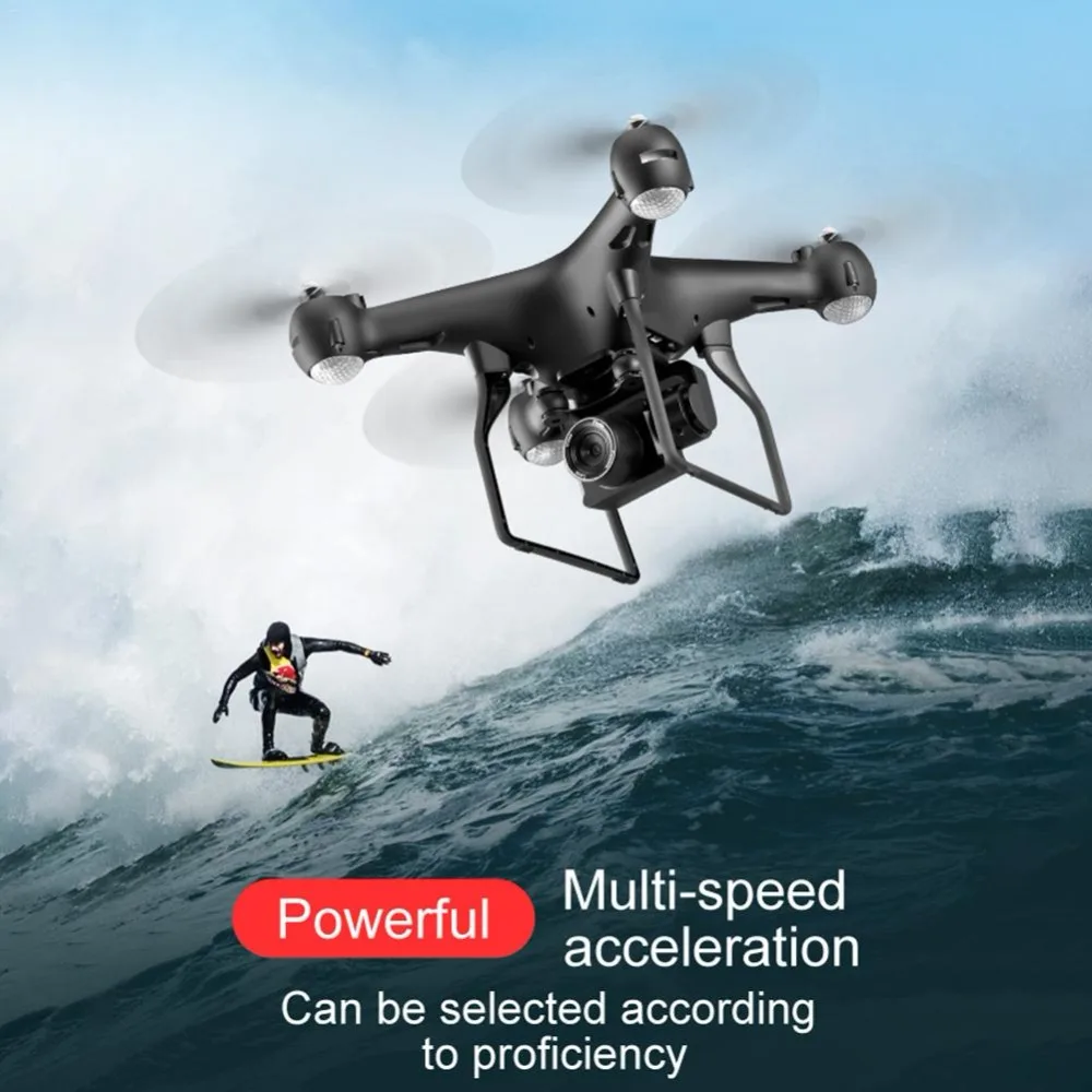 Модернизированный Квадрокоптер S32T fpv с камерой 4K ESC HD 20mp регулируемая камера селфи Дрон RC вертолеты 4-осевой самолет летающая игрушка