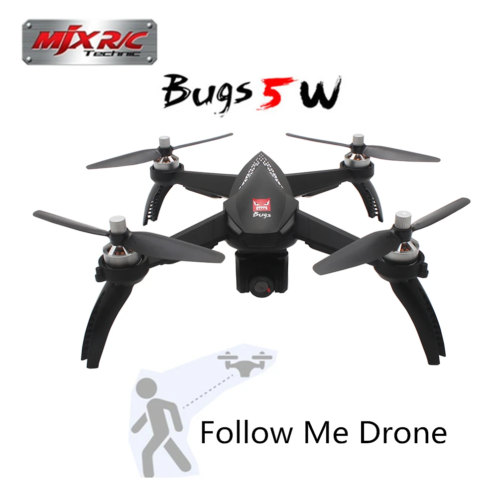 

NEW MJX Bugs 5 W B5W Brushless Motor GPS RC Drone With 5G WIFI FPV Automatic adjustment camera RC Quadcopter VS X4 RC Helicopter