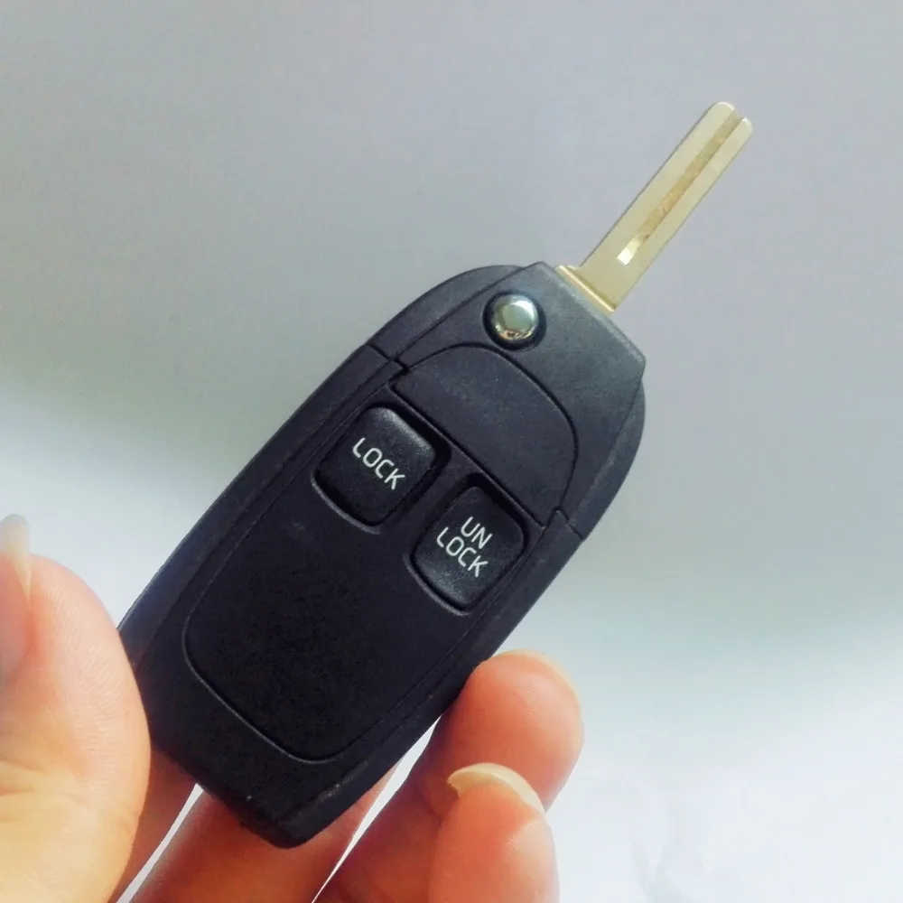 Новый Сменный Чехол складной пульт дистанционного ключа Fob 2 кнопки для VOLVO 850 960 C70
