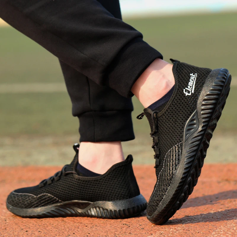 Большой размер 46 Новая защитная обувь мужские рабочие ботинки кроссовки со