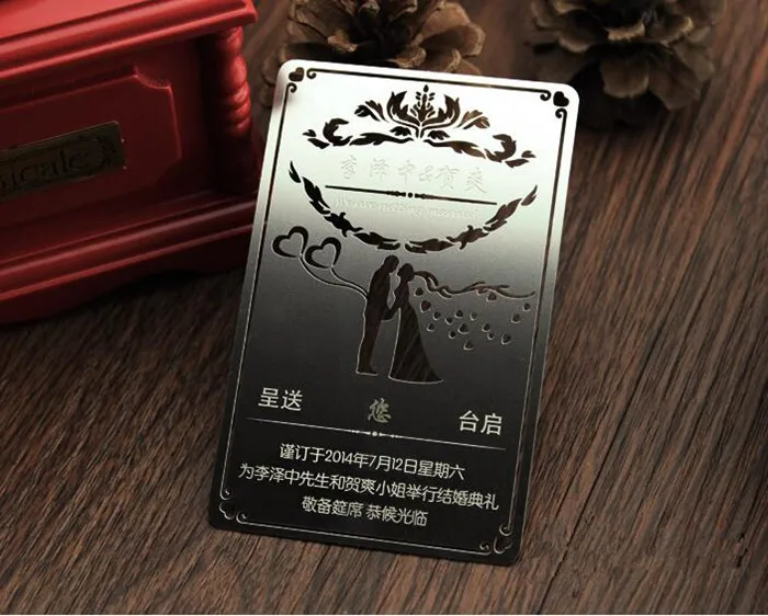 100 шт./лот бесплатно под заказ и дизайн Металлическая резьба стереоскопические