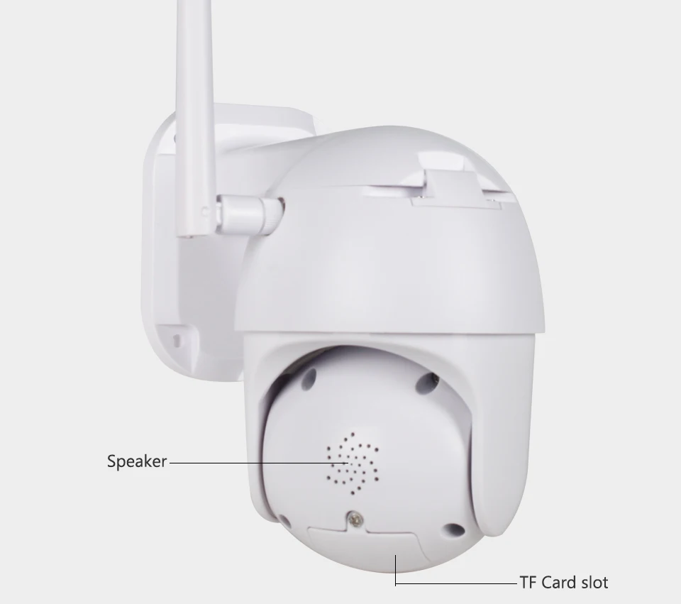 1080P PTZ IP камера Wifi Открытый скоростной купол Беспроводной Wi-Fi камера безопасности Pan Tilt 4X оптический зум сеть видеонаблюдения