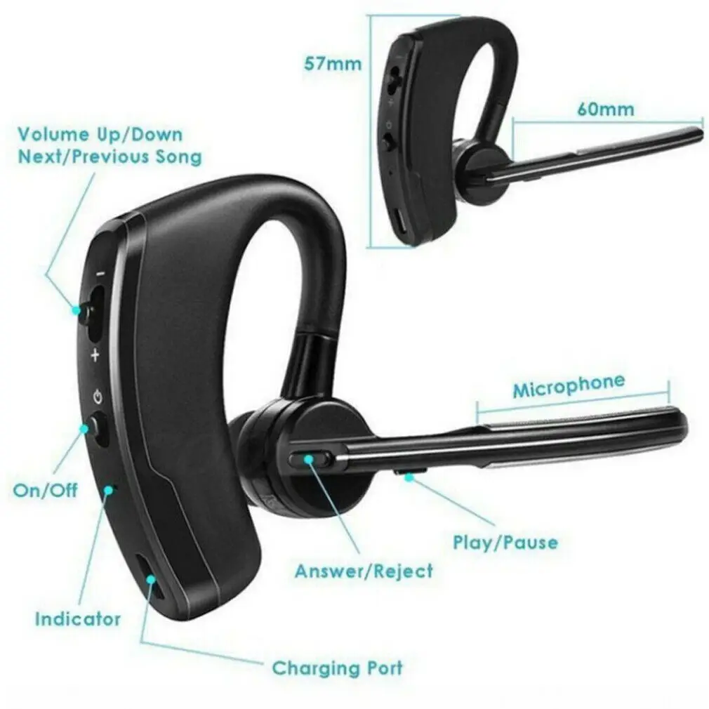 Bluetooth 4 0 гарнитура для автомобиля наушники-вкладыши стереонаушники голосовых