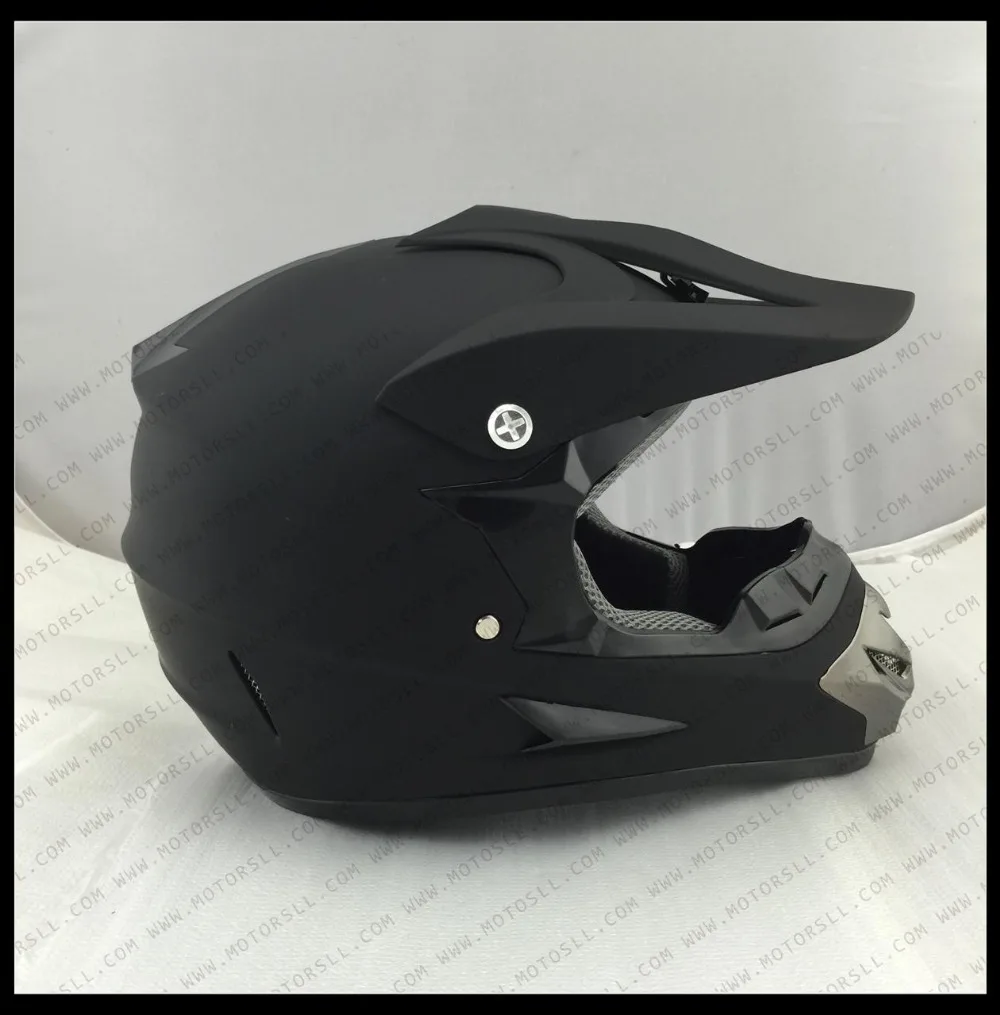 Мотоциклетный шлем для гоночного использования ABS Матовый Черный мотоцикл