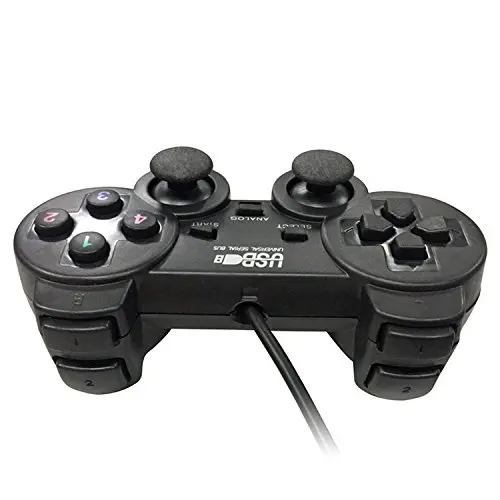 USB проводной ПК игровой контроллер геймпад Ударная вибрация джойстик коврик