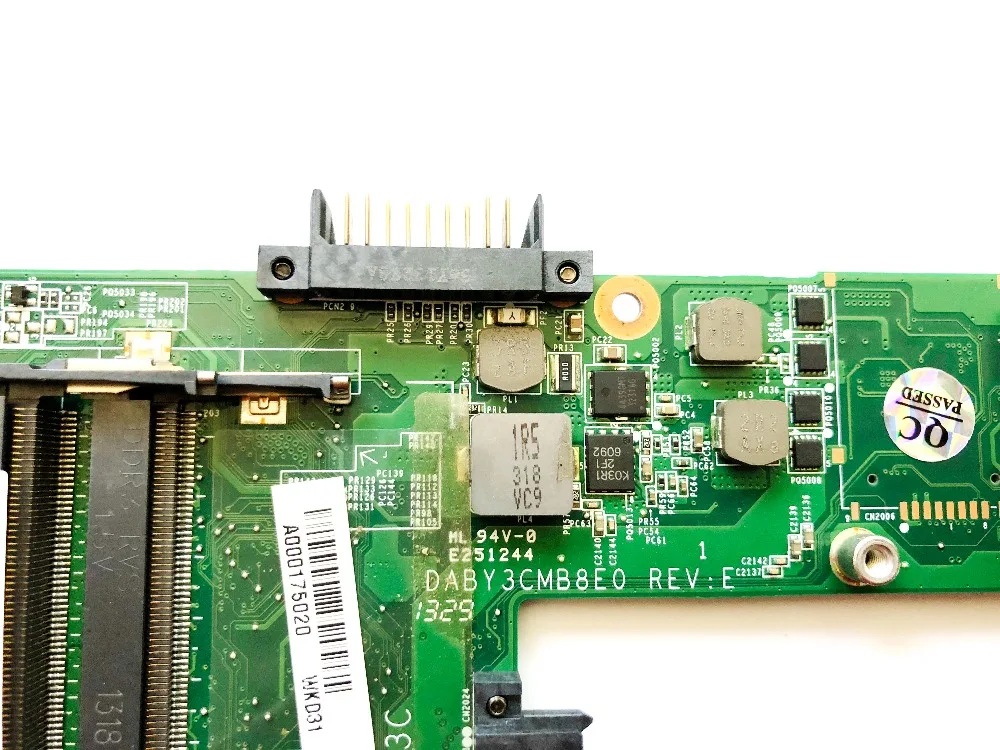 Оригинальная материнская плата для ноутбука Toshiba C805 HM70 HD7610M 1 ГБ dаби3cmb8e0 A000175020