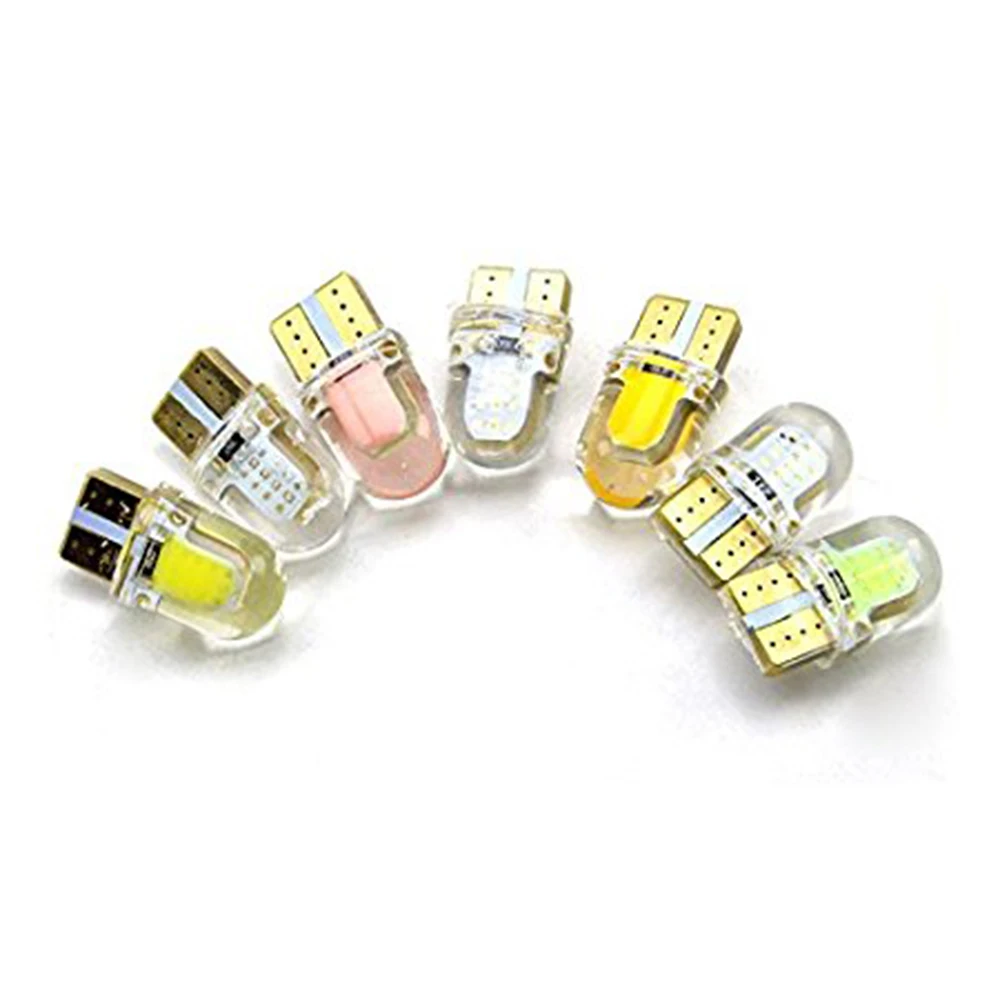 YSY 4 шт. t10 светодиодные белые лиценсветильник лампы led 194 168 W5W COB 8SMD парковочные
