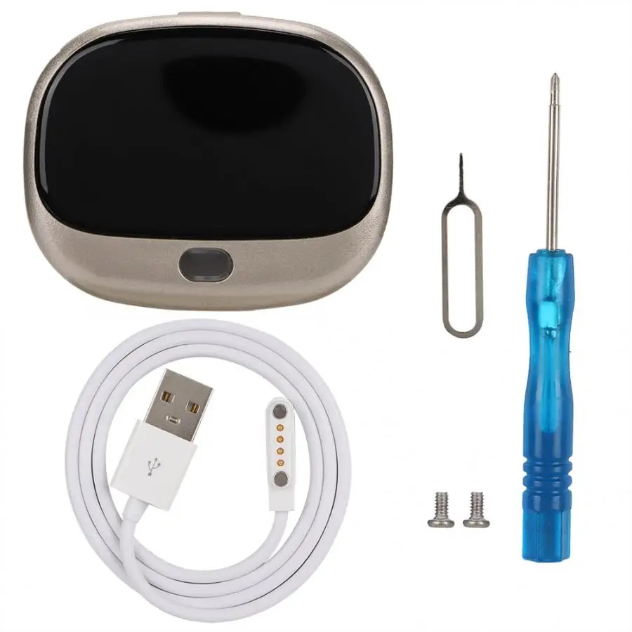 Pet 4G gps ошейник gps кошка маячок для собаки локаторная система водонепроницаемый IP67 позиционер - Цвет: golden