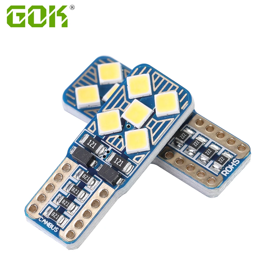 10 шт. Автомобильные светодиодные лампы T10 192 194 168 W5W 10SMD 3030|Сигнальная лампа| |