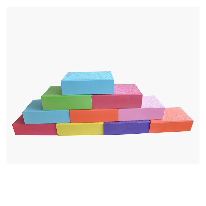 Yoga brick game props color bricks touch stone cross river children's toys | Игрушки и хобби