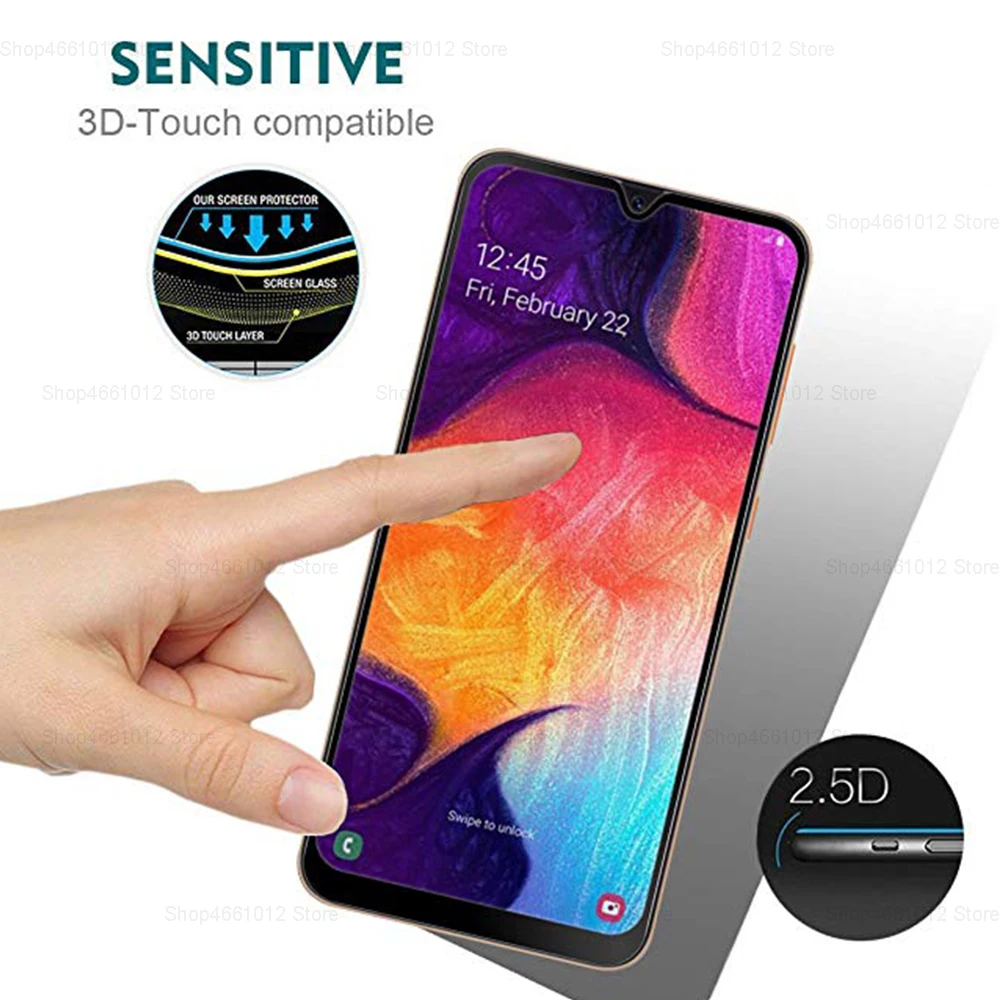 Защитное стекло для Samsung Galaxy A50 A40 A30 Защитная пленка экрана закаленное на sumsung galax a