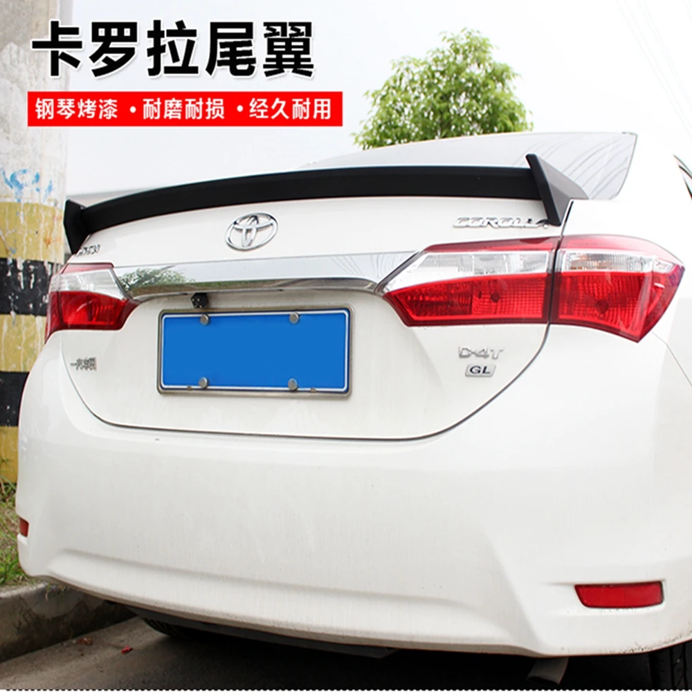 Спойлер MONTFORD из АБС пластика неокрашенный спойлер для заднего багажника Toyota Corolla
