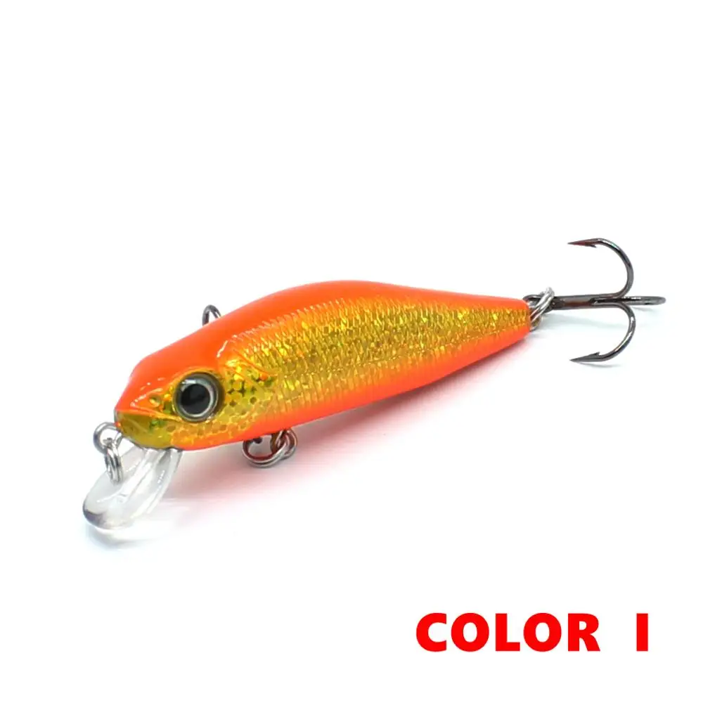 color I bp55 AOCLU jerkbait воблеры супер качество 6 цветов 55 мм Жесткая приманка гольян кренкбейт тонущие рыболовные наживки VMC крючки - Цвет: color I bp55