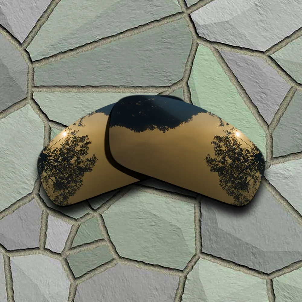 Небесно голубой и бронза Медь солнцезащитные очки поляризованные Сменные линзы