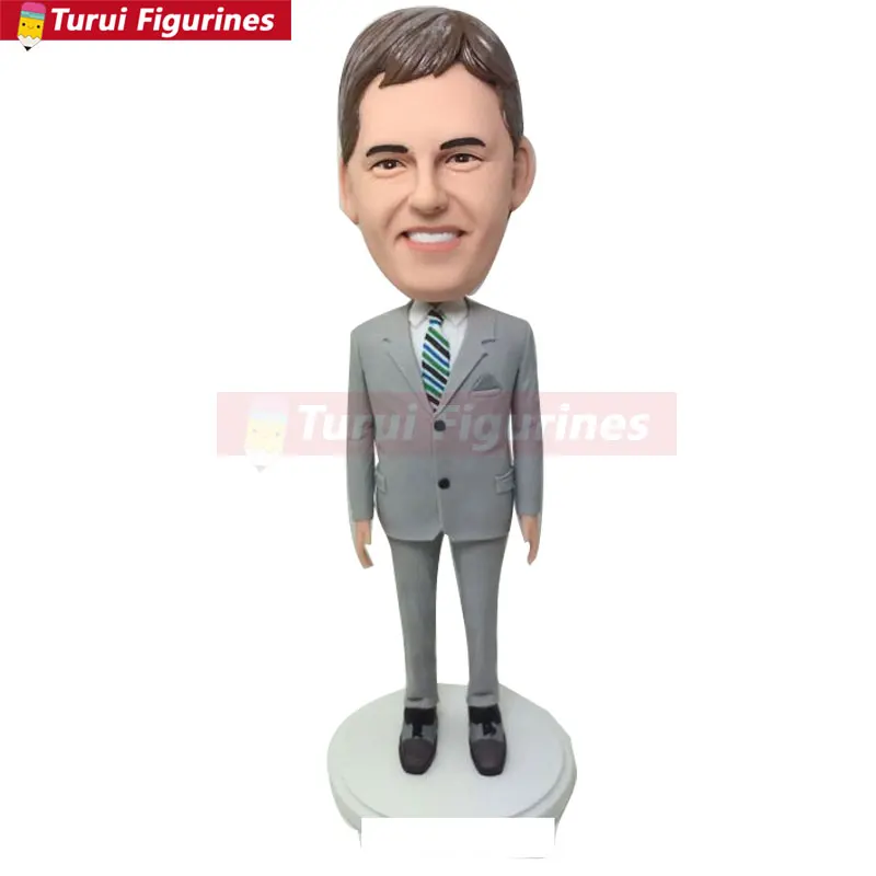 Fully Customer Design Bobble Head Clay Figurines Based on Customers' Photos Using As Wedding or Birthday Cake Topper Gifts Dec | Дом и сад