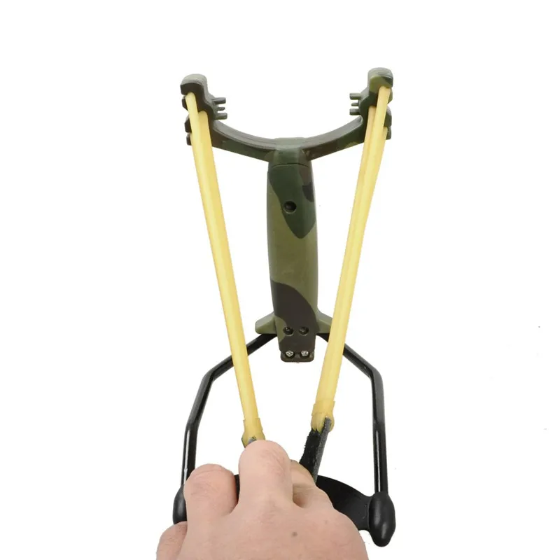 Уличная Мощная Рогатка с камуфляжем катапульта Каза складной Слинг для