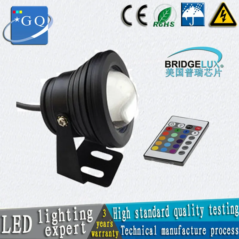 Светодиодный подводный светильник цветная лампа для фонтанов и бассейнов теплый